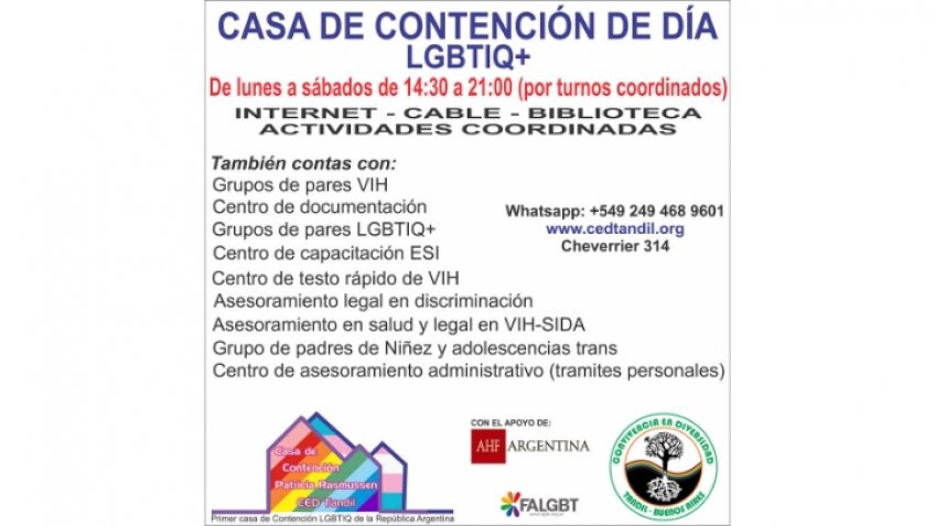 Abrió en Tandil la casa de contención de día LGBTIQ